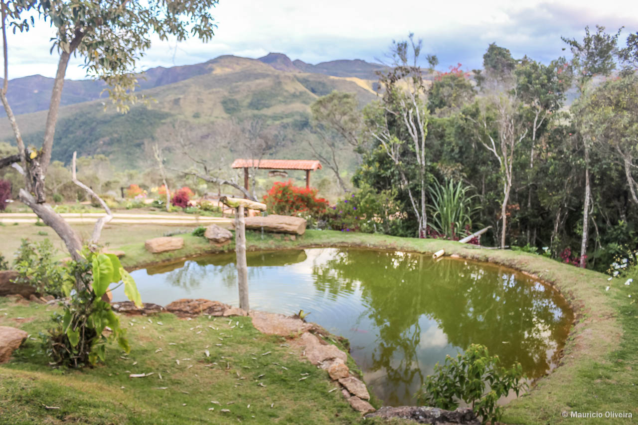 Vista da pousada